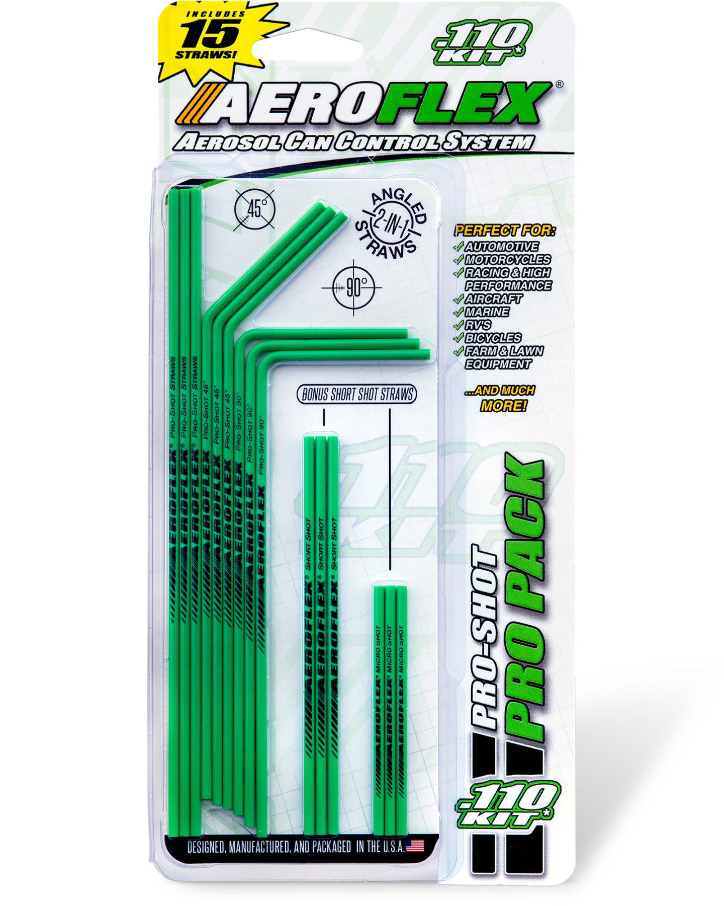 Aeroflex® .110 All Straw Pro Pack - Aeroflex
